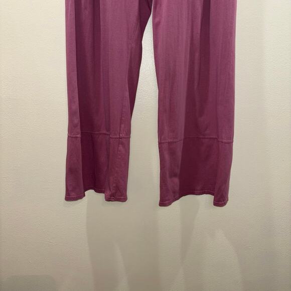 Pact Organic Cotton Wide-Leg Pants – Plum Purple – Size Medium - Picture 8 of 14
